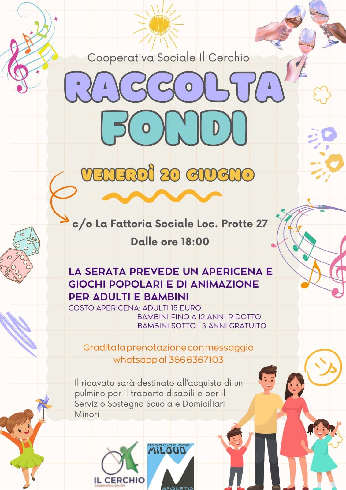 Una serata per stare bene e fare del bene