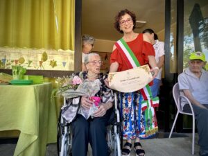 Cento anni di Irma Grandoni: una festa speciale alla Residenza Protetta S. Paolo