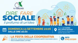 Dire, Fare, Sociale: il 13 settembre torna la Festa della Cooperativa Il Cerchio